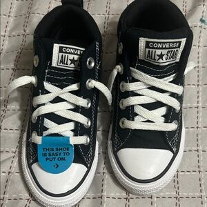 Converse Kids Black and White Sneakers